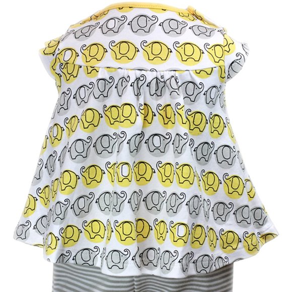 OffSpring Elephant Diaper Set - Picture 2 of 5